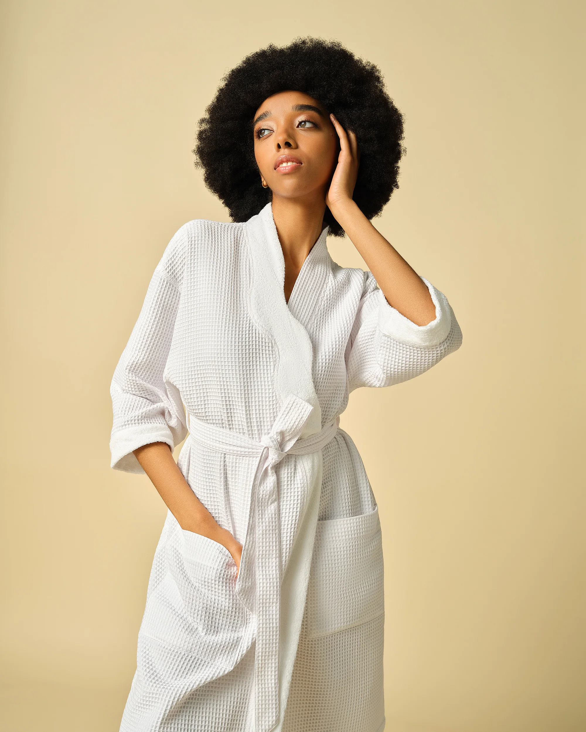 PATTERN x SERGIO HUDSON Curl-Conscious Robe - Image 3